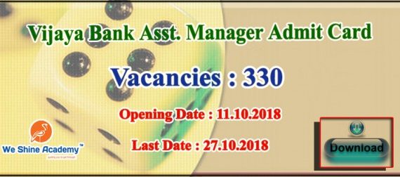Vijaya Bank admit_card
